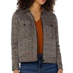 Liverpool Los Angeles Houndstooth Print Jacket - Size XS